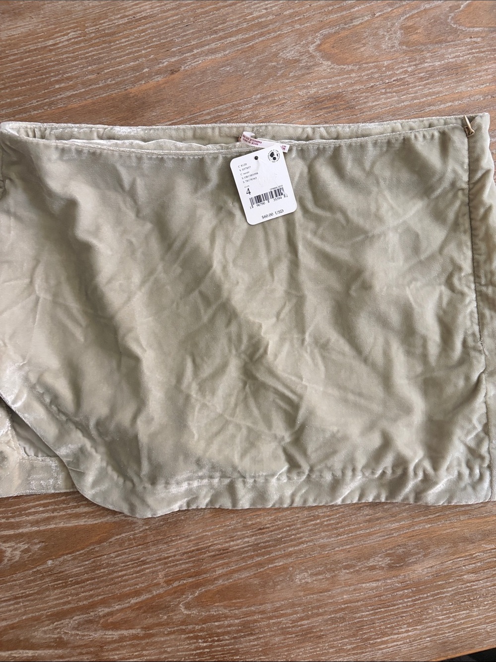 Free People Mini Skirt in Light Olive